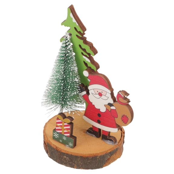 FUTUREORYY Christmas Fireplace Sign 1 Piece PVC Holiday Table Centerpiece Decoration for Festive Cheer Photo Prop 5.1x2.6in