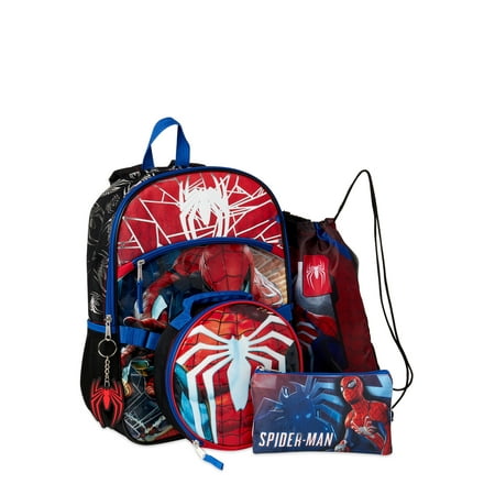 Spider-Man 5 Piece Backpack Set