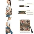 thumbnail image 3 of ZUXONGSY Hummingbird Lily Print Crossbody Hobo Bag with Wallet Set for Women Large Crossbody Handbag with Leather Wallet Trendy Leather Crossbody Handbag with Wrist Wallet for Workout, 3 of 4
