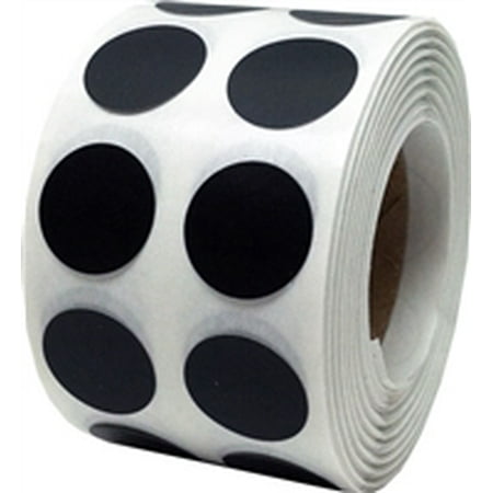 - Black Circle Dot Stickers, 0.5 Inch Round, 1000 Labels on a Roll