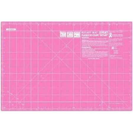 Olfa Splash Gridded Cutting Mat 12 X18 Fairy Floss Pink Walmart Com