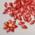 thumbnail image 5 of U8MO 20pcs 9x18mm Flower Petal Shape Crystal Lampwork Glass Loose Pendants Beads lot-6#, 5 of 8