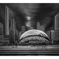 thumbnail image 2 of Quarless, Shelley 22x20 White Modern Wood Framed Museum Art Print Titled - Cloud Gate, 2 of 4