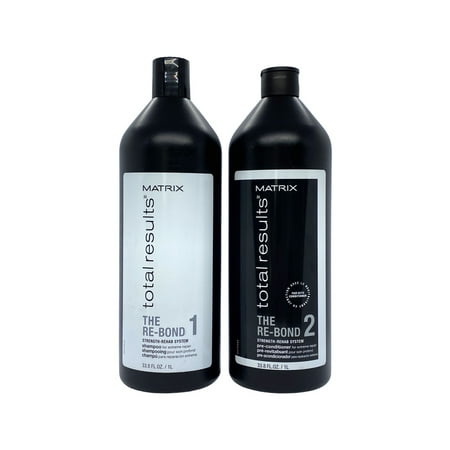 Matrix Total Results The Re-Bond 1 Shampoo & Re-Bond 2 Conditioner 33.8 Oz Set