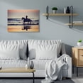thumbnail image 2 of Stupell Industries Sunset Beach Horseback Rider Female Silhouette Canvas Wall Art Design by PHBurchett, 30" x 40", 2 of 6