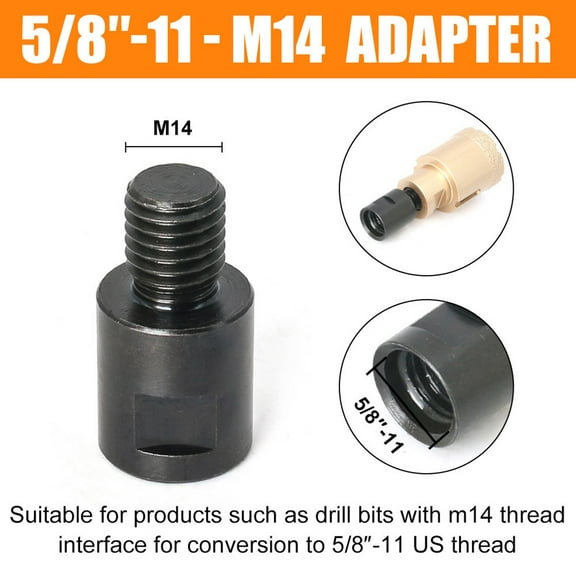 RANMEI For M14 Female To 5/8 11 Male Adapter For Grinding And Polishing Tools