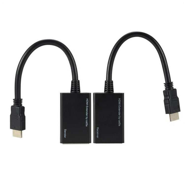 HDMI Extender Over Ethernet Network Lan RJ45 Cat5e Cat6 Single Cable  Repeater