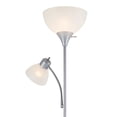 thumbnail image 7 of Globe Electric Delilah 72" Silver Torchiere Floor Lamp with Reading Light, 7 of 7
