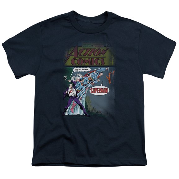 Superman - Quick Change - Youth Short Sleeve Shirt - Large