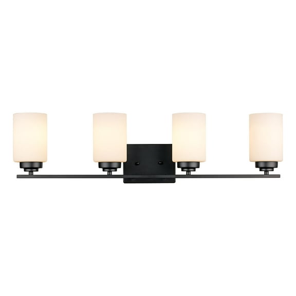 Trans Globe Lighting 70524 Mod Pod 4 Light 31" Wide Bathroom Vanity Light - Black
