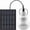 White-322, variant on Solar Led Bulb Light with Usb Rechargeable Portable Solar Panel, 1.5w High Bness 6000k Cool White for 4+ Hours, Perfect for Camping Hiking Fishing Emergency Lighting and Outdoor Indoor Use