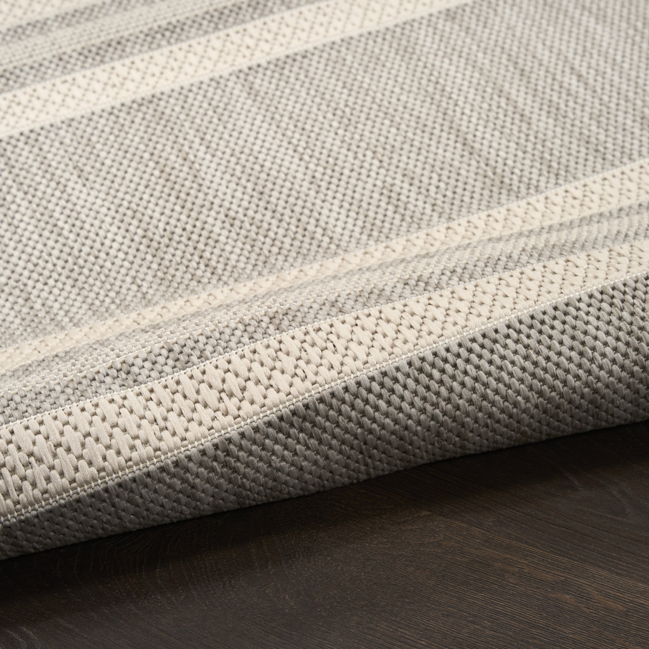 Nourison Horizon Indoor/Outdoor 8' x 10' Grey Modern Rug