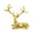 J, variant on Coollooc Reindeer Statues for Christmas Decorations, Alloy Deer Sculpture Modern Xmas Figurines, 2025 Christmas Tabletop Ornaments for Mantel Fireplace Living Room Bedroom Home Decor(B)