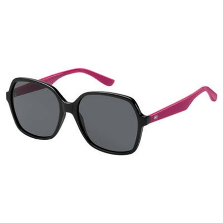 Tommy Hilfiger Plastic Frame Grey Lens Ladies Sunglasses TH1490S0807IR5717