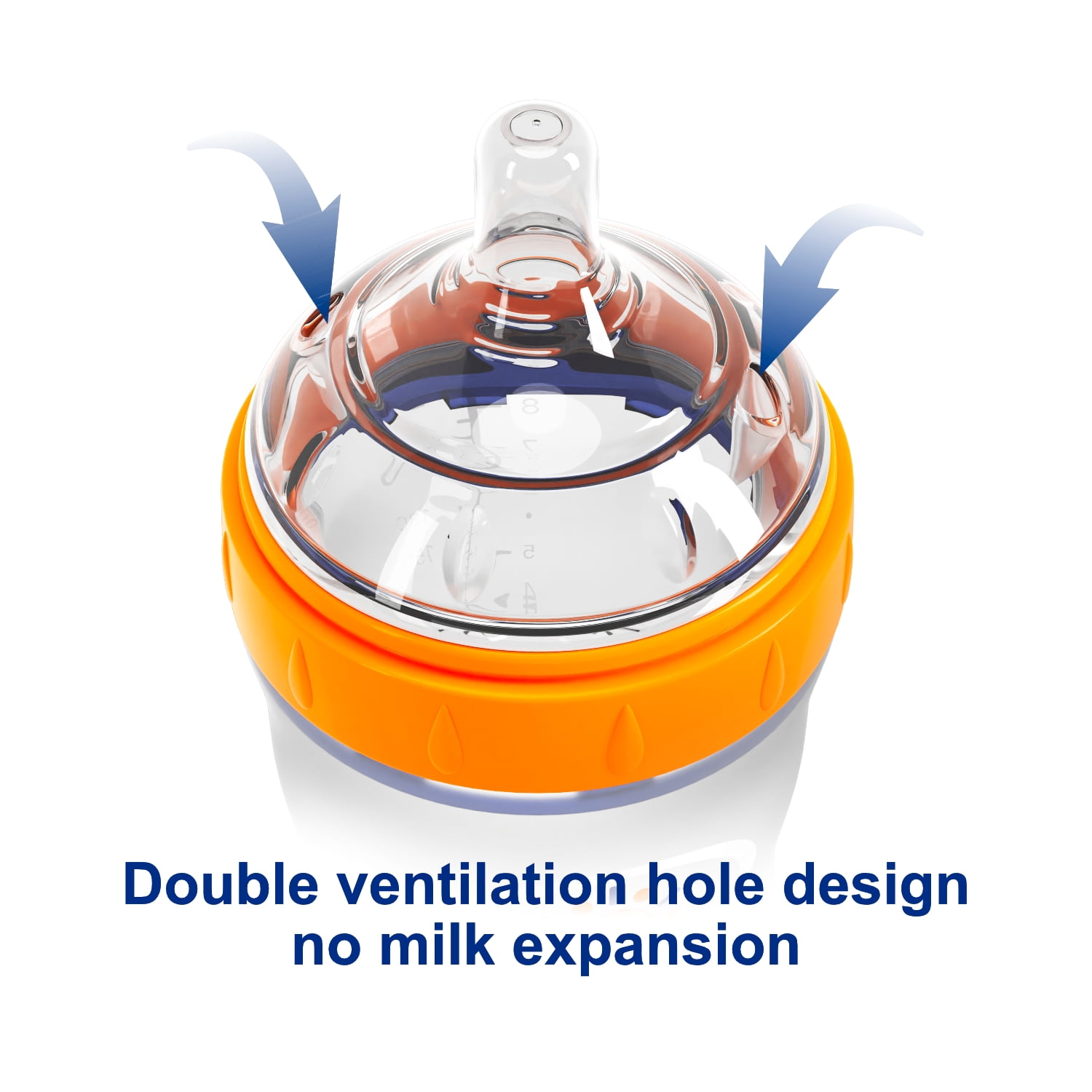 Imitation Breast Feeding Milk Bottle Baby Bottle 4 pecks with 8 Extra Nipples