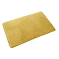 thumbnail image 1 of Clara Clark Bath Mat Bathroom Rug - Absorbent Memory Foam Bath Rugs - Non-Slip, Thick, Cozy Velvet Feel Microfiber Bathrug, Plush Shower, Toilet- Floor Bathmats Carpet - Gold - Large Size 20"x32", 1 of 5