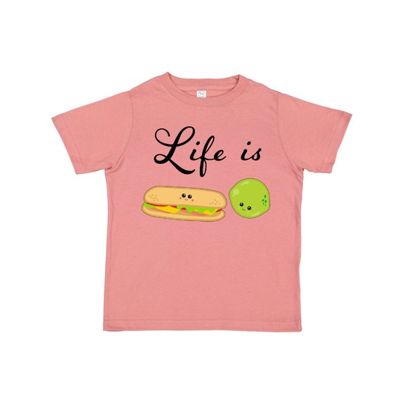 Inktastic Life is Sublime- Cute Food Pun Boys or Girls Toddler T-Shirt