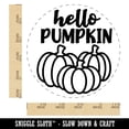 thumbnail image 2 of Hello Pumpkin Fall Autumn Halloween Thanksgiving Rubber Stamp for Scrapbooking Crafting Stamping - Large 1-1/4 Inch, 2 of 7