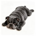 thumbnail image 2 of Funny 2D Dog Shaped Floor Mat, Soft Non-Slip Fleece Door Rug for Entryway Bedroom Bathroom, Cute Pet Print Indoor Carpet, 23.6 x 15.10 Inch Multicolor, 2 of 6