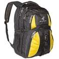 thumbnail image 2 of Backpack, (laptop, travel, school or business) Urban Commuter by (Black/Yellow), 2 of 3