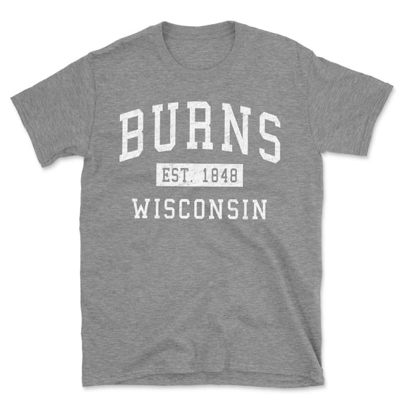 Burns Wisconsin Classic Established Men's Cotton T-Shirt
