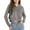 Gray, variant on HAOTAGS Teen Girls Cropped Hoodie(4-12), Casual Long Sleeve Hooded Sweatshirts with Pockets Green 5 Years