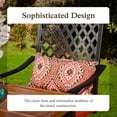 thumbnail image 4 of Sophia & William 2PCS Outdoor Patio Outdoor Swivel Bar Stools Metal Height Chairs with Red Cushions Furniture Set, 4 of 6