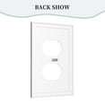 thumbnail image 4 of ZICANCN Outlet Covers Wall Plate, Horror Spider Cover Cobweb Light Switch Cover Decorative, Duplex Toggle Combo 1-Gang, 4 of 9