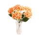thumbnail image 1 of Ramo de flores de simulación de flores de hortensias artificiales para decoración del hogar (naranja), 1 of 5