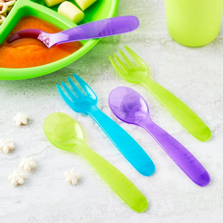 新品✤ HEART SPOON FORK SET HUMANMADE ４本セット Parent's Choice Baby Feeding Fork and Spoon Set Multicolor 9+