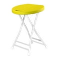 thumbnail image 4 of Folding Stool Collapsible Stool Outdoor Foldable Stool for Hiking BBQ Travel yellow, 4 of 9