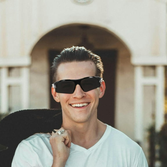 RENACLIPY 2-Pack Windproof Sunglasses for Men, Outdoor Sports, Hiking, Cycling, UV , Lightweight and