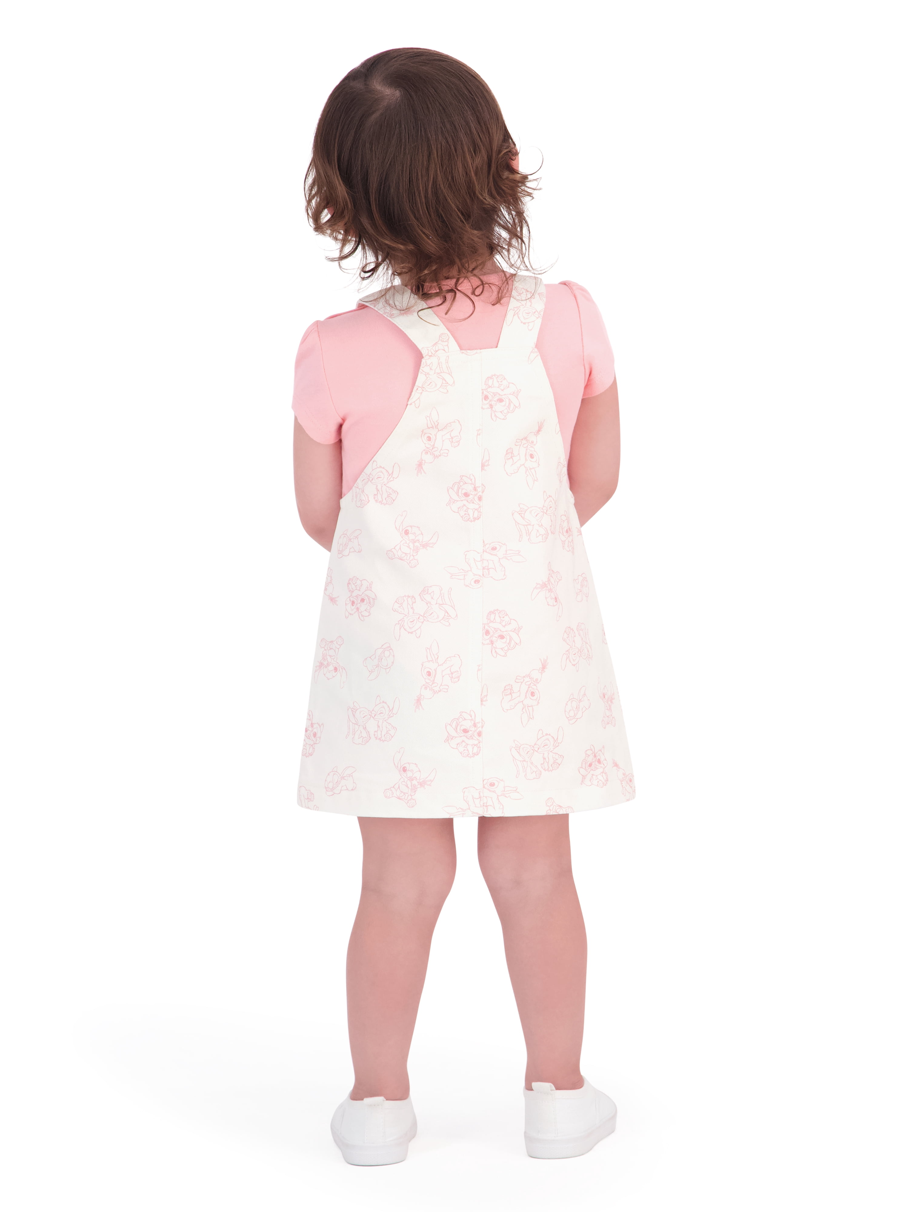Stitch and Angel Baby Girl 2 Piece Jumper Set, Sizes 0-24 Months