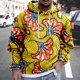 thumbnail image 1 of WILLBEST Sudaderas Deportivas Hombre Hombres Viento Africano Manga Larga Estampados Cálido Sudadera con Capucha Pulóver Tops Sudor Chica, 1 of 3