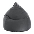thumbnail image 1 of Gouchee Home Easy Collection Fauteuil Poire Contemporain Rembourré en Microfibre de Polyester Gris, Très Grand, 1 of 7
