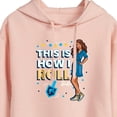 thumbnail image 3 of Barbie - Holidays & Christmas - Hanukkah This Is How I Roll  - Juniors Cropped Pullover Hoodie, 3 of 5