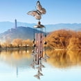 thumbnail image 4 of Butterfly Wind Chimes Outdoor, Waterproof Brass Retro Windchimes, Wind Bells Memorial Wind Chime Mom's Gift Wind Chimes Outdoor, Memorial Wind Chimes, Wind Bell, 4 of 7