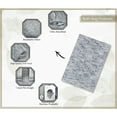 thumbnail image 2 of Home Weavers Essential 3-Piece Bathroom Rug Set, Plush Microfiber Bath Mat, U-Shaped Contour Rug and Toilet Lid Cover, Ultra Absorbent, Quick-Dry, Non-Slip Bathroom Mats, Machine Washable, Grey, 2 of 9