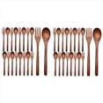 thumbnail image 1 of Juego de Tenedores de Cucharas de Madera de 32 Piezas Que Incluyen Cucharas de Madera Y Tenedores de Madera Juego de Utensilios de Madera Japoneses Reutilizables Hechos A Mano, 1 of 6
