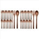 thumbnail image 1 of Juego de Tenedores de Cucharas de Madera de 32 Piezas Que Incluyen Cucharas de Madera Y Tenedores de Madera Juego de Utensilios de Madera Japoneses Reutilizables Hechos A Mano, 1 of 5