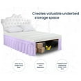 thumbnail image 3 of SGI Bedding 12 Inch Wrap Around Bed Skirt | Microfiber Bed Skirt | Fade Resistant, Wrinkle Free, Anti-static, Decorative, Extra Storage Space, Clutter-Free | Queen, Lilac, 3 of 8