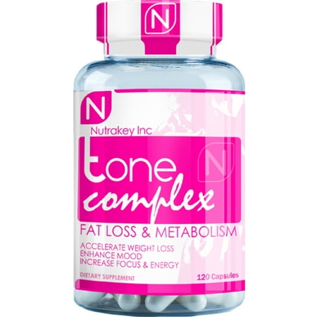 Nutrakey Complexe Tone - 120 Capsules (brûleur de graisse de femmes)