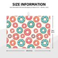 thumbnail image 3 of Dish Drying Mat, Blue Pink Donuts Print Absorbent Microfiber Kitchen Mat, Heat Resistant Drying Mat Kitchen Counter for Dishes, Utensils, Pots, Pans, Drainer Mats 18x24in, 3 of 7