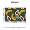 thumbnail image 2 of Placemats Set of 4 / 6, Banana And Avocado Placemats for Dining Table Indoor/Outdoors Heat Resistant Washable Placemats 18" x 12", 2 of 8