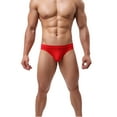 thumbnail image 6 of Xidunhg Men's Supersoft Modal Briefs Low Rise Lightweight Underwear Multi/4pack XL, 6 of 8