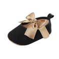 thumbnail image 2 of AOOCHASLIY Boys Girls Casual Shoes Toddler Kids Baby Girls Shoes Summer Bowkont Princess Dress Shoes Solid Shoes, 2 of 5