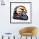 thumbnail image 5 of Cuadros Decorativos Taladro completo 5D DIY diamante pintura moto águila bordado hogar Decoración manualidades JShteea Nuevos Originales, 5 of 9