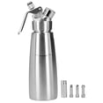 thumbnail image 1 of Dispensador de espuma de crema de acero inoxidable 304, batidor para café, postres, pasteles, herramientas de repostería DIY, 500 ml, 1 of 14