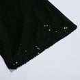thumbnail image 7 of SNKSDGM Women's Plus Black Pants for Women Plus Size Womens Dress Pants for Work Short Women's 2025 Solid Color Fashionable Sequined Elastic Waist Wide Leg Pants Trousers, 7 of 7