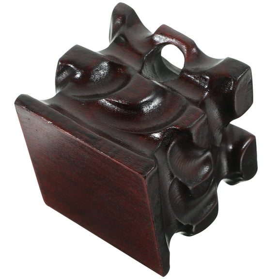 Zehuanyu  Chinese Display Shelf Wooden Riser Gemstone Egg Stand Base